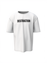 Lord Vishnu White Spiritual Unisex Oversized T-Shirt